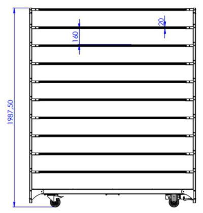 10 Layer Leaf Carrier